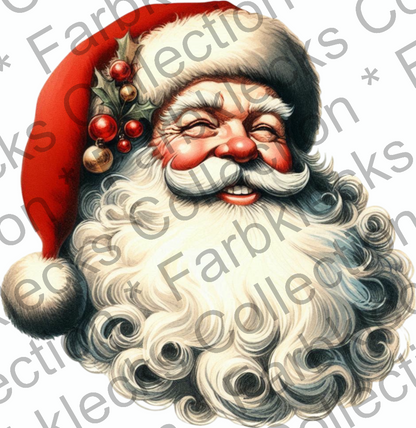 Motivtransfer 9047 Vintage Santa Claus