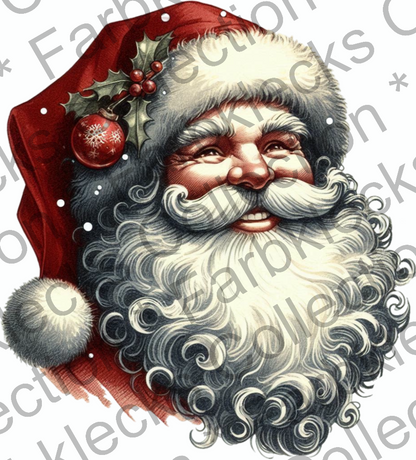 Motivtransfer 9053 Vintage Santa Claus