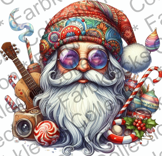 Motivtransfer 9295 Hippie Santa