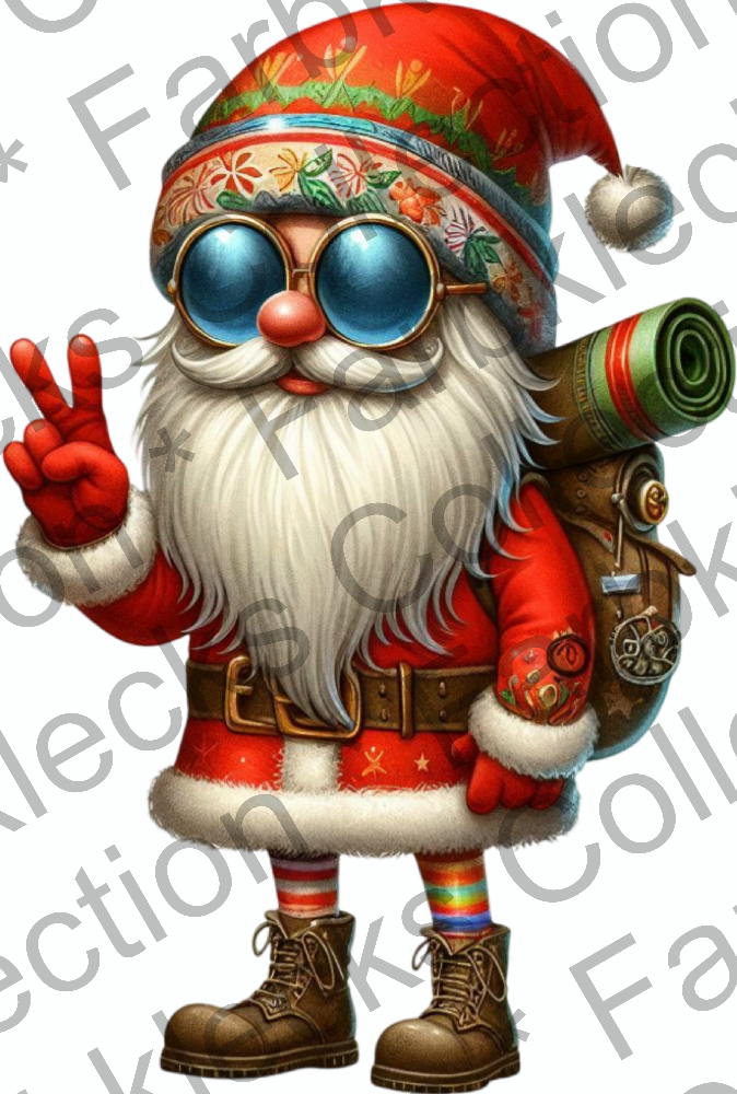 Motivtransfer 9301 Hippie Santa