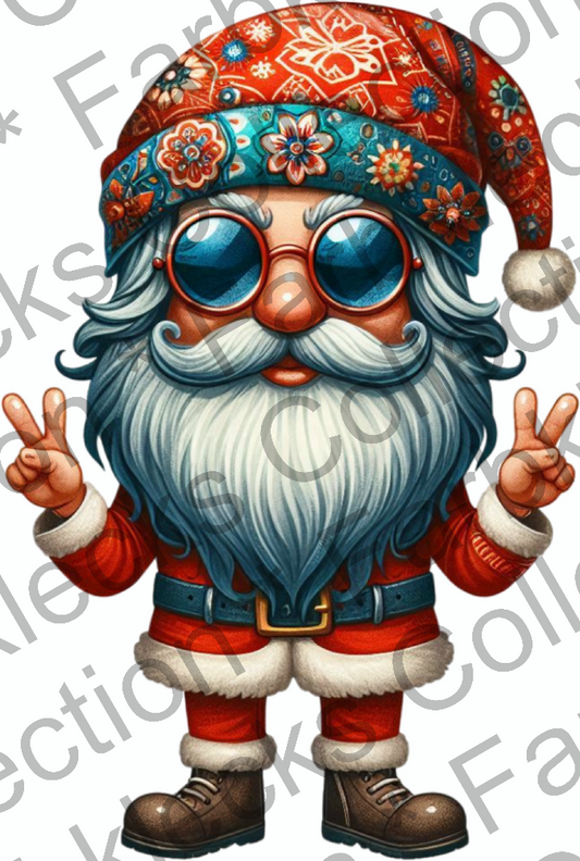 Motivtransfer 9303 Hippie Santa