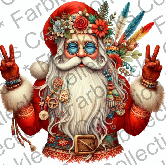 Motivtransfer 9304 Hippie Santa