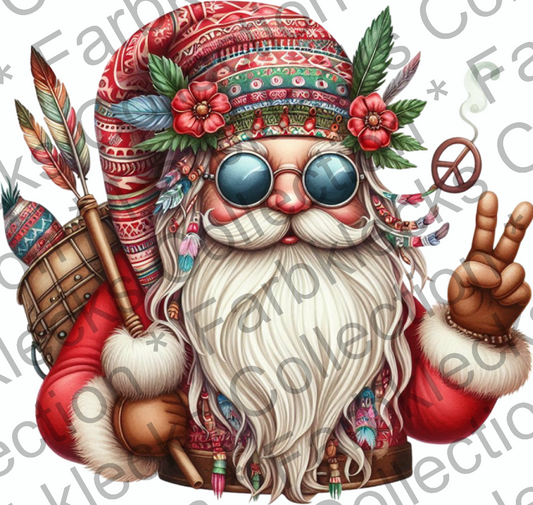 Motivtransfer 9305 Hippie Santa