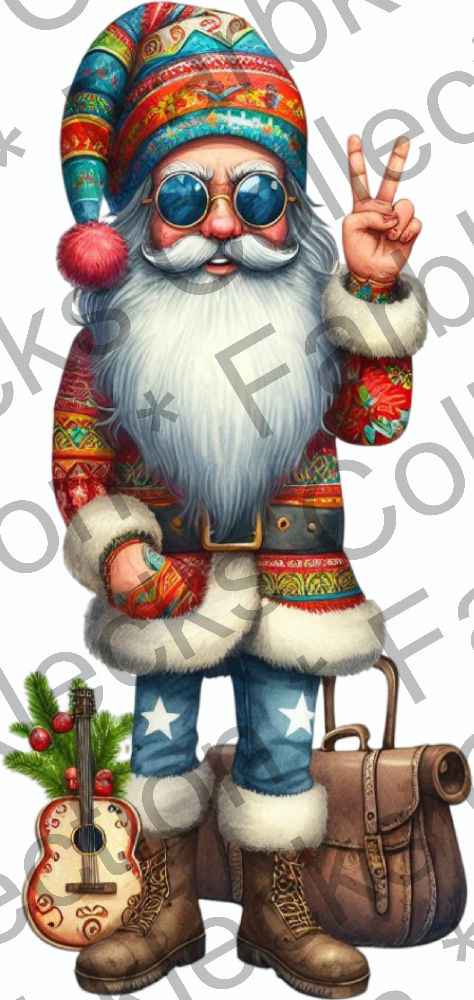 Motivtransfer 9306 Hippie Santa