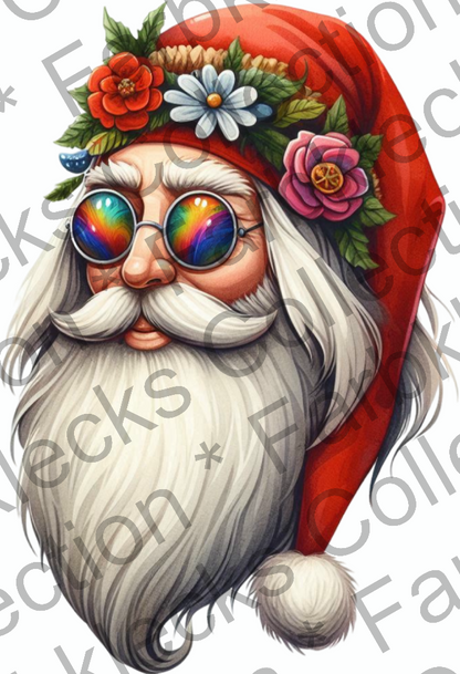 Motivtransfer 9308 Hippie Santa