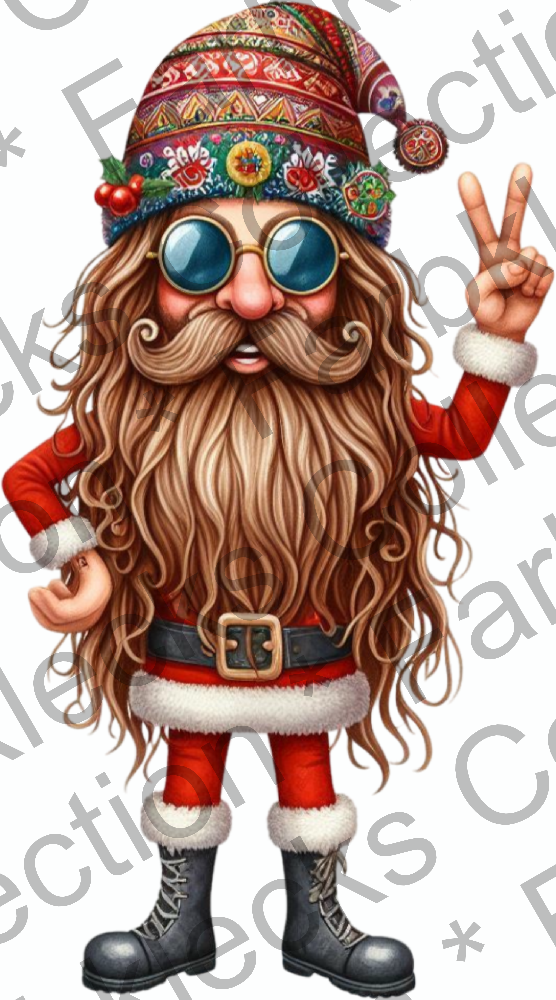 Motivtransfer 9309 Hippie Santa