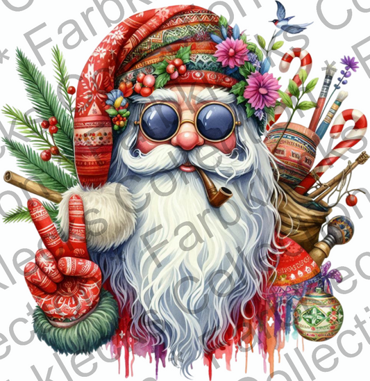 Motivtransfer 9310 Hippie Santa