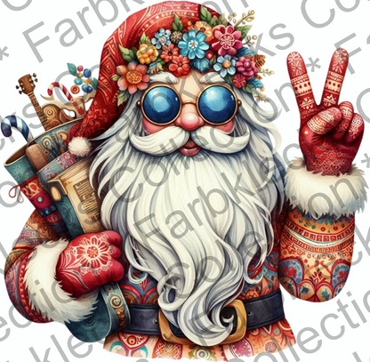 Motivtransfer 9311 Hippie Santa