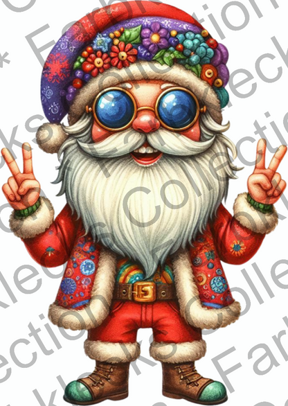 Motivtransfer 9312 Hippie Santa