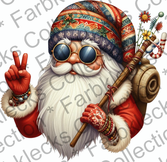 Motivtransfer 9316 Hippie Santa