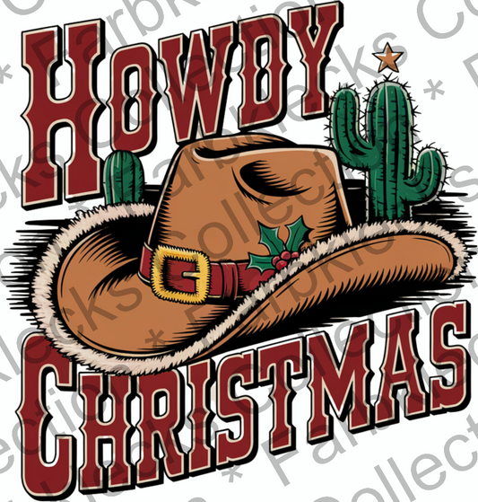 Motivtransfer 9458 Western Howdy Christmas