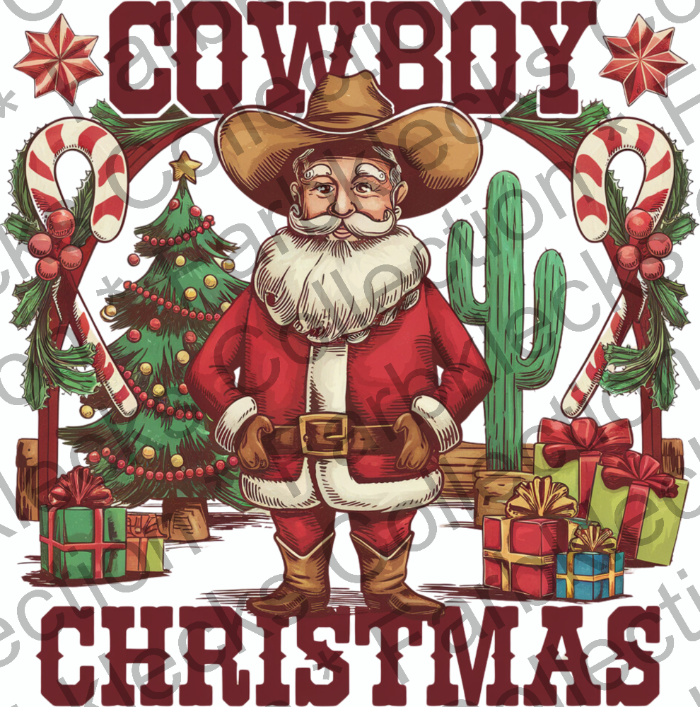 Motivtransfer 9459 Western Cowboy Christmas