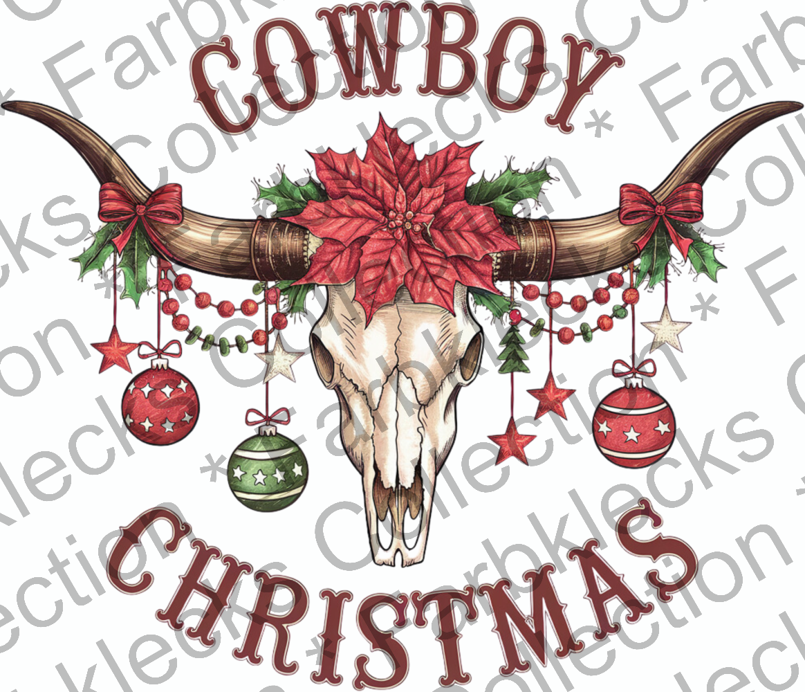 Motivtransfer 9461 Western Cowboy Christmas