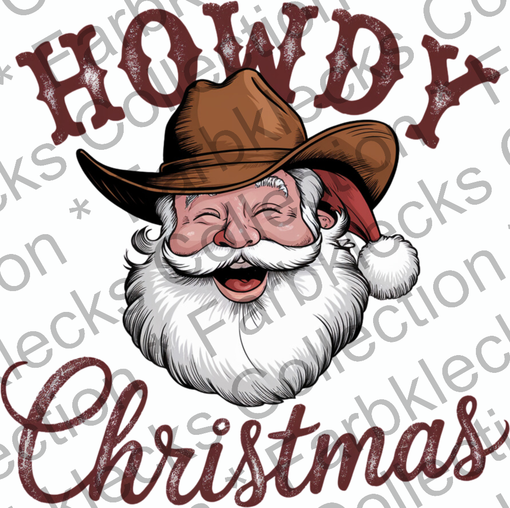 Motivtransfer 9462 Western Howdy Christmas