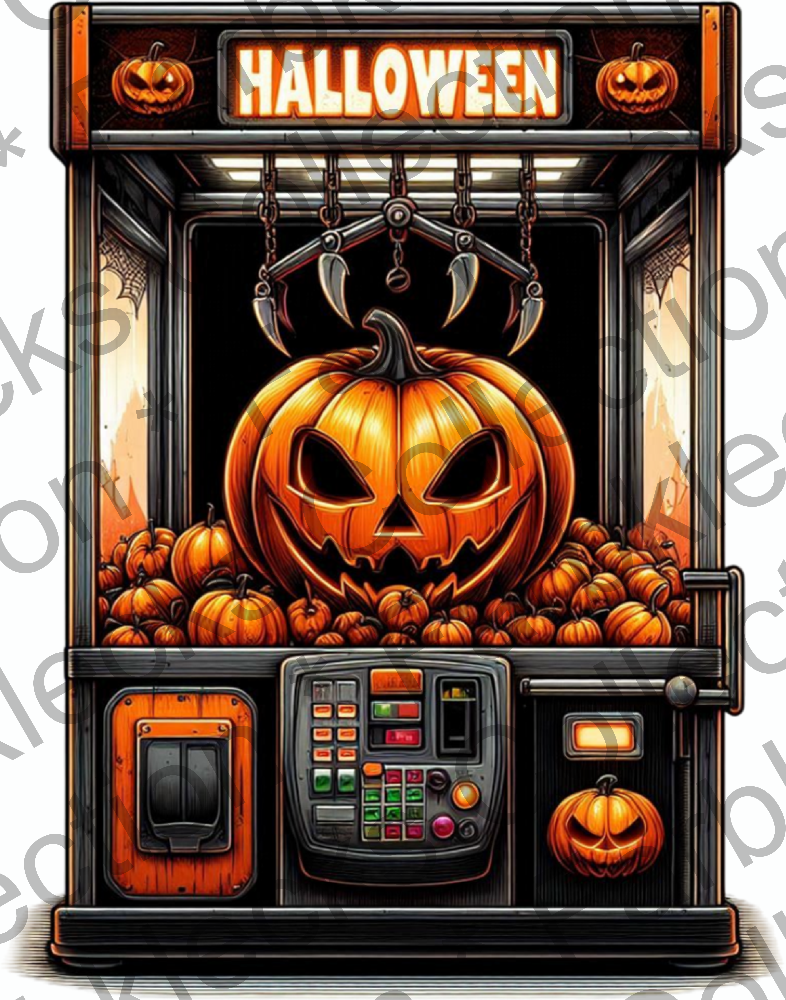 Motivtransfer 9596 Halloween Spielautomat