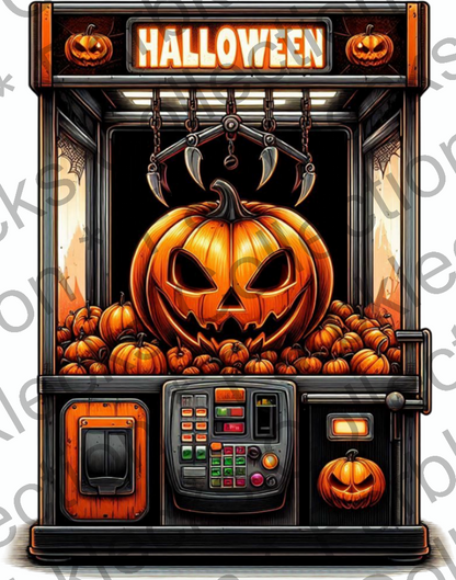 Motivtransfer 9596 Halloween Spielautomat