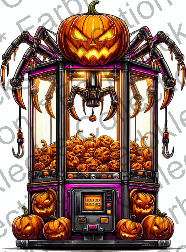 Motivtransfer 9598 Halloween Spielautomat