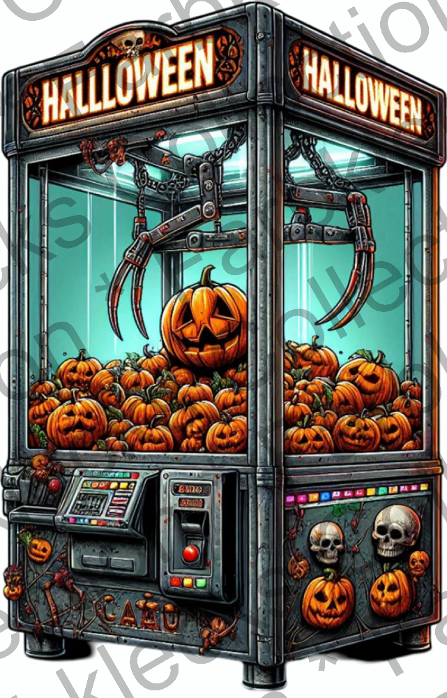 Motivtransfer 9612 Halloween Spielautomat