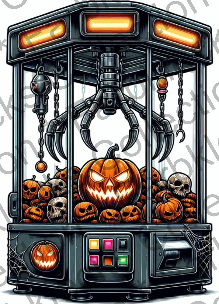 Motivtransfer 9617 Halloween Spielautomat