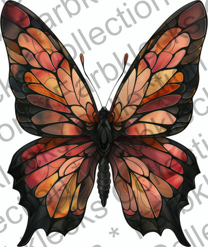 Motivtransfer 9706 Bunter Schmetterling