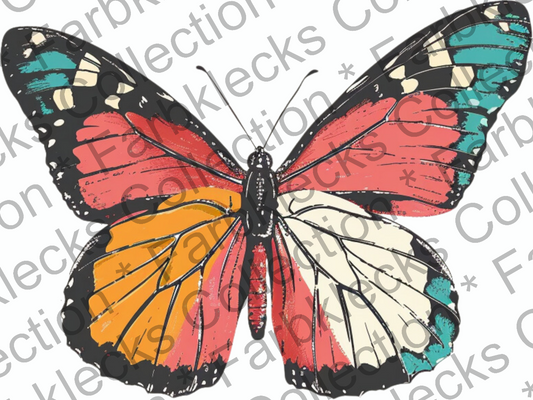 Motivtransfer 9756 Bunter Schmetterling